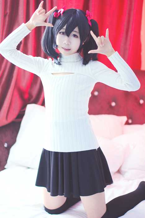 [国内Cosplay]ID0104 [CosPlay] 2015.09 No.204 nico x 希 开胸毛衣 [9P60M]